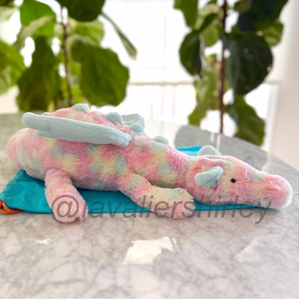 Jellycat Lazulia Dragon Size Large - Authentic - NWT
